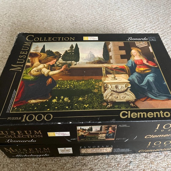 Lot of two 1,000 piece museum collection jigsaw puzzles. GUC - Picture 6 of 7